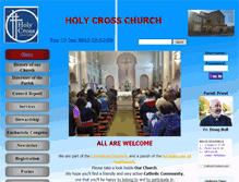 Tablet Screenshot of holycross-catford.org.uk